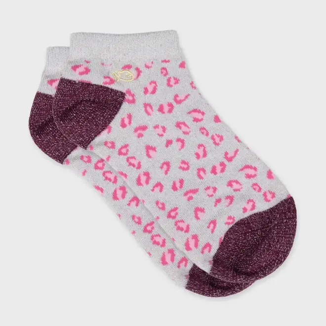 Billy leopard ankle socks