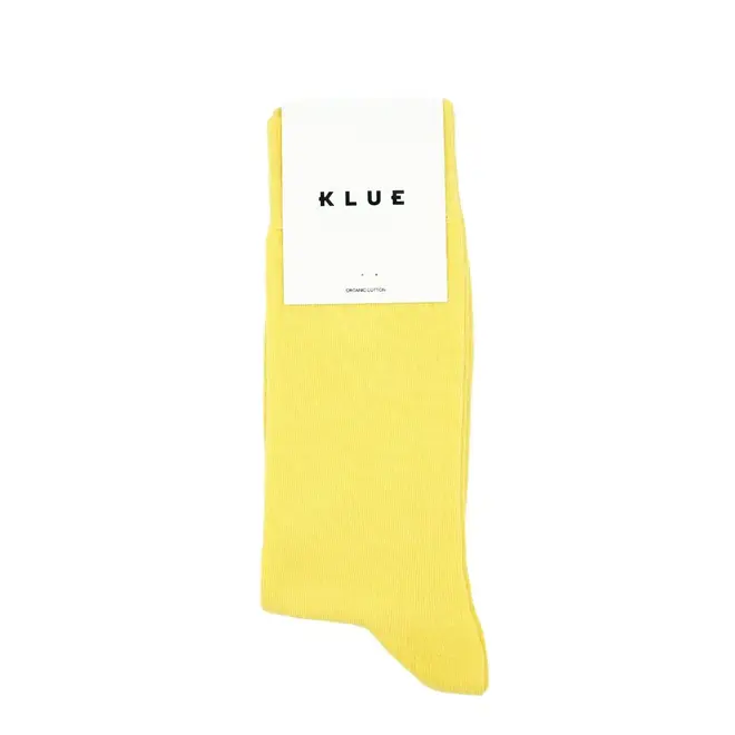 Klue organic plain yellow socks