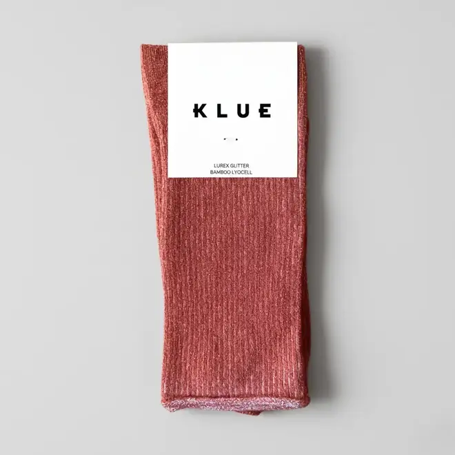 Klue glitter lurex socks strawberry