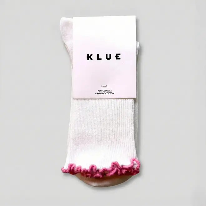 Klue rushes socks pink