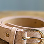 Basic belt soft rose