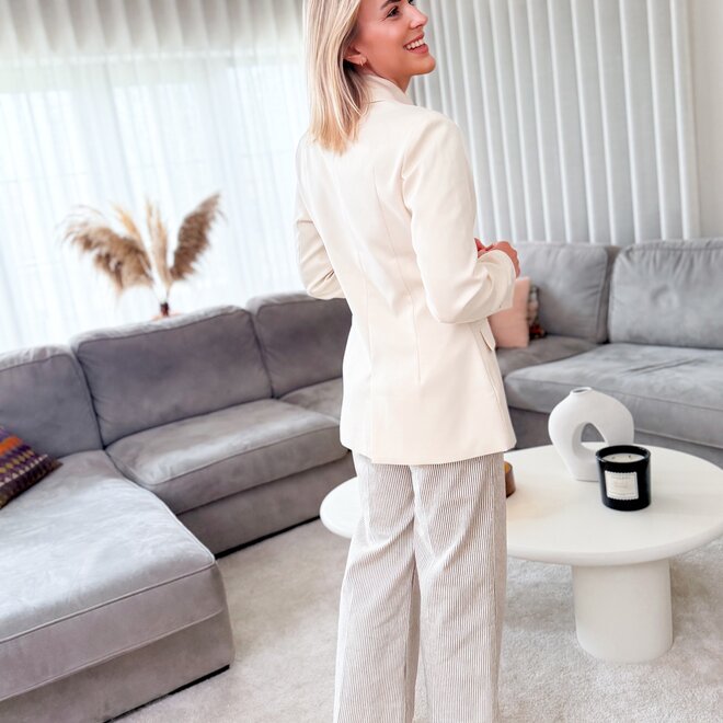 The other side blazer vanille