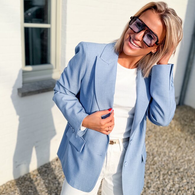 Élane blazer Light blue