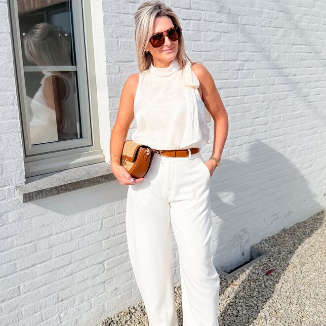 Relaxed soft trouser