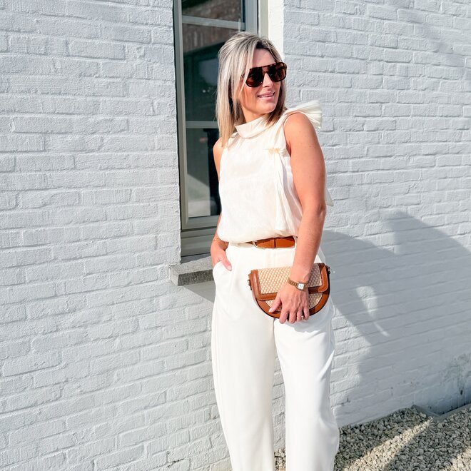 Relaxed soft trouser