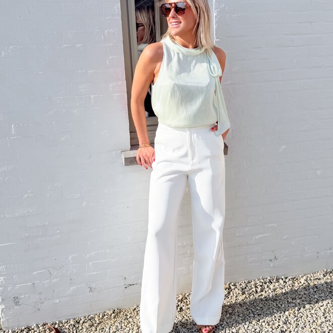 To the point trouser off white