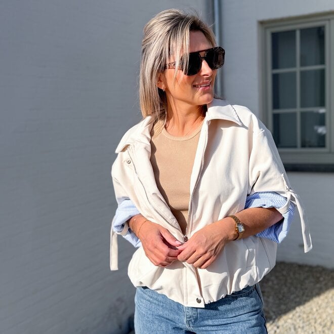 The aspen jacket beige