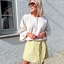 Wrap mini skirt green