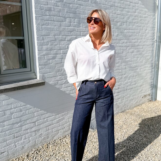 The Milano trouser blue