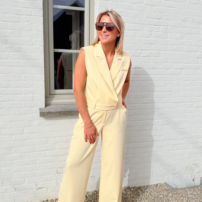 Toilored trouser yellow