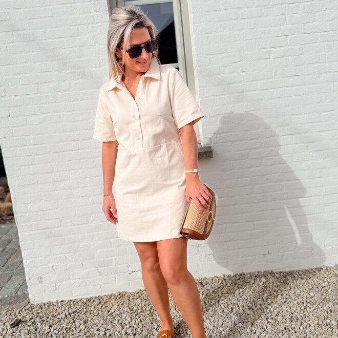 Minimal collared dress