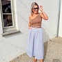 Riviera midi skirt