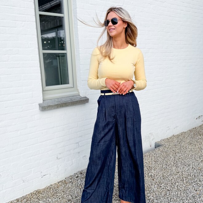 Go with me pants blue