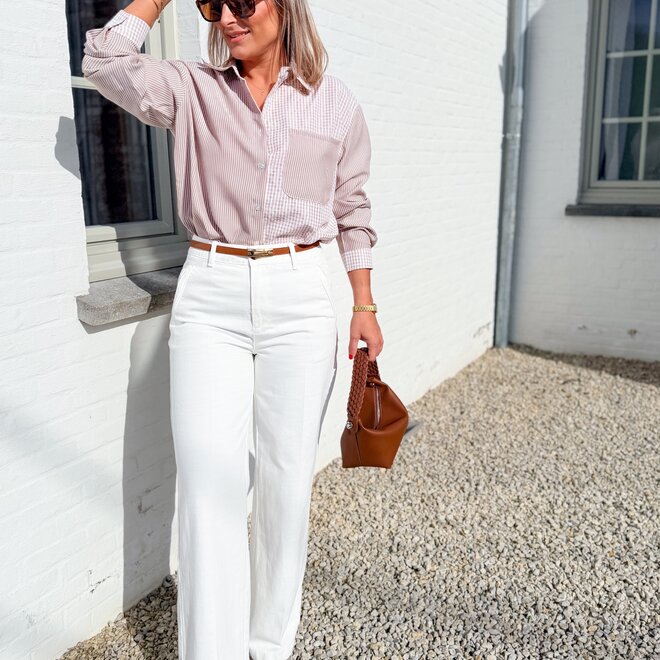 The Milano trouser white