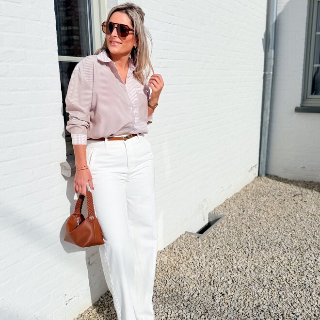 The Milano trouser white