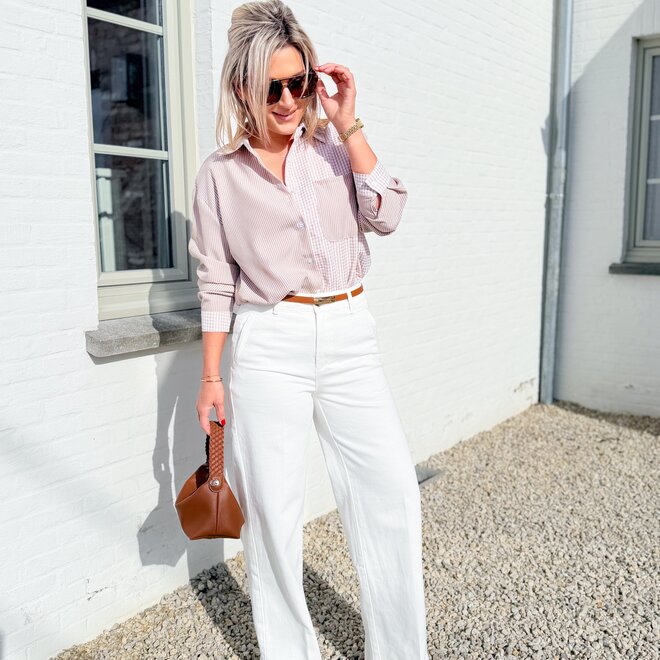 The Milano trouser white