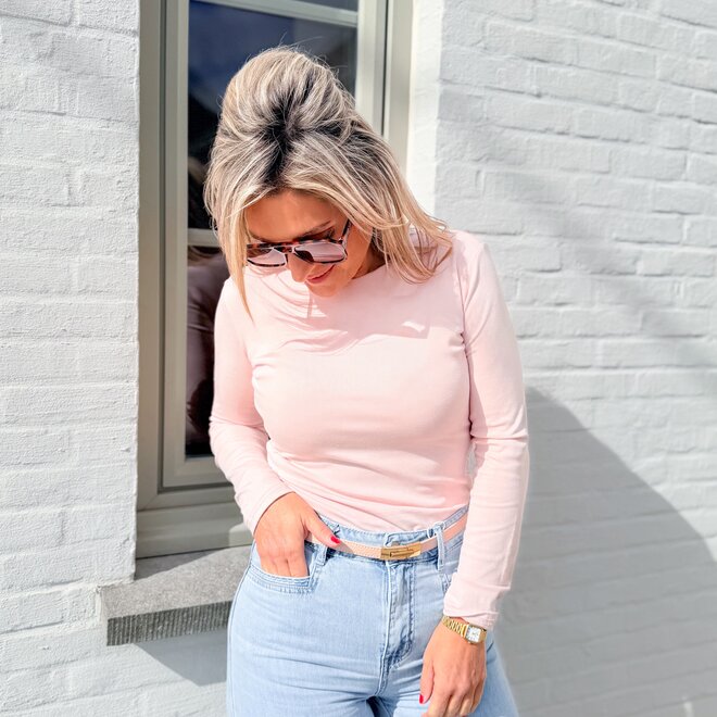 Essential Long Sleeve T-Shirt Pink