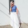 Flowy Breeze Skirt White