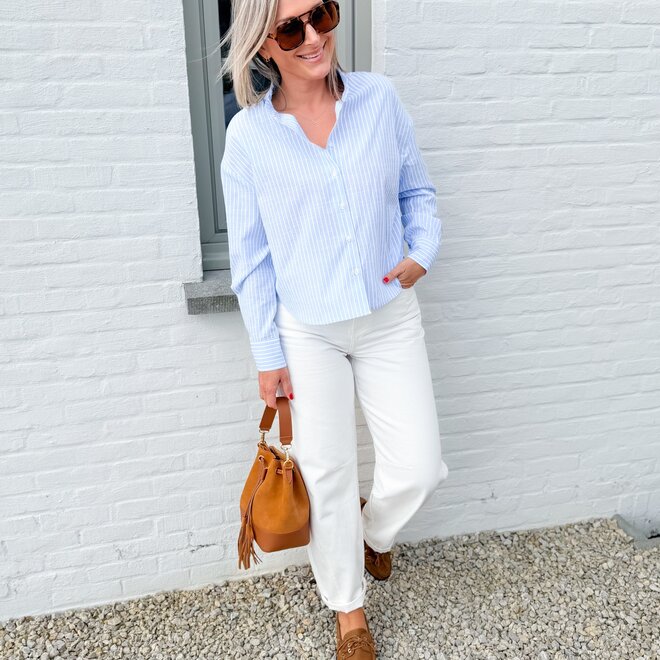 Bleu Élégance Hemdje