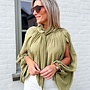 Halter blouse olive