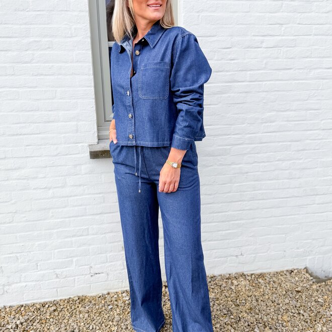 Blue denim co-ord