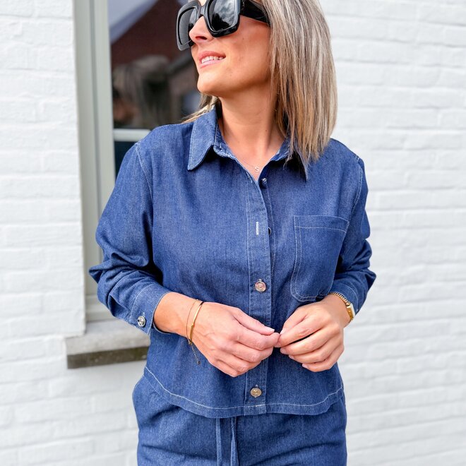 Blue denim co-ord