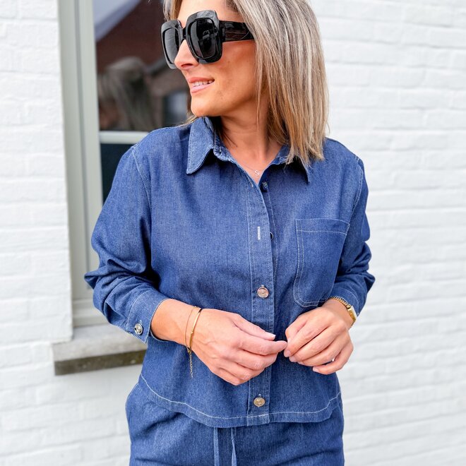 Blue denim co-ord