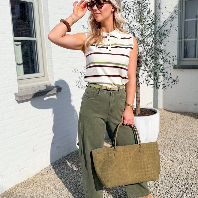 Linéa olive polo