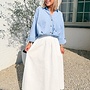 Flowy Breeze Skirt White