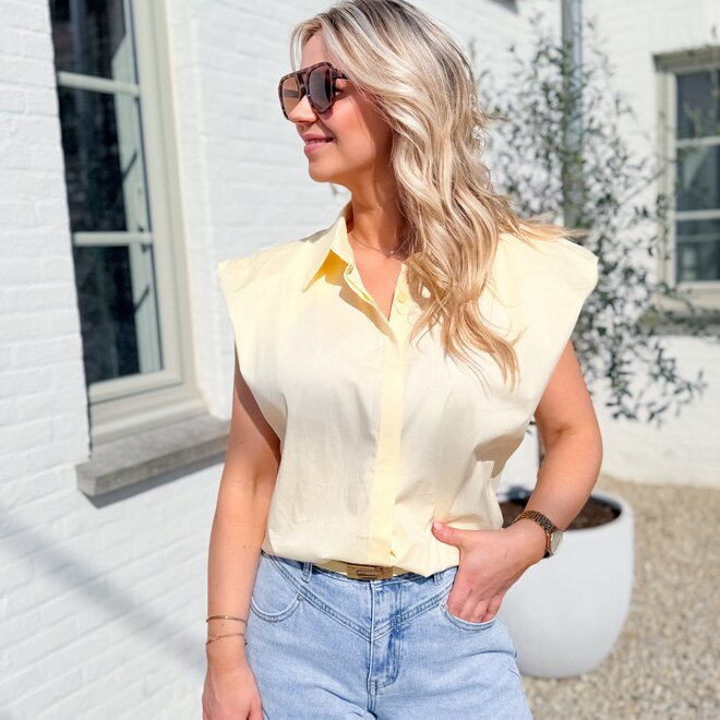 Soléa Sleeveless hemdje Yellow