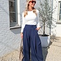 Blue layer pants navy