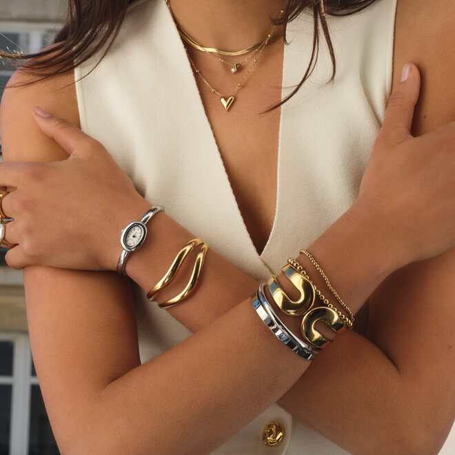 Platte schakelketting
