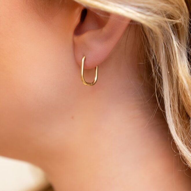 Earring oval small