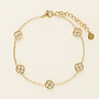 Bracelet with clovers