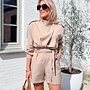 Fresh day playsuit taupe