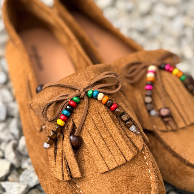 Moving Happy Mocassin Camel