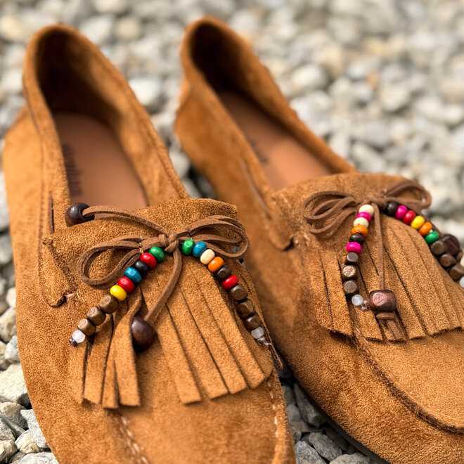 Moving Happy Mocassin Camel