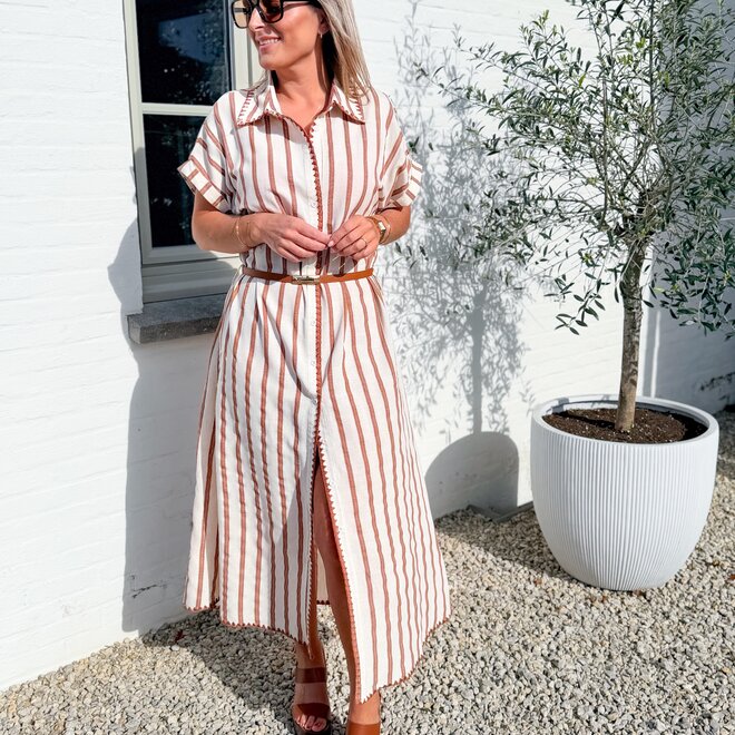 Epure dress brown
