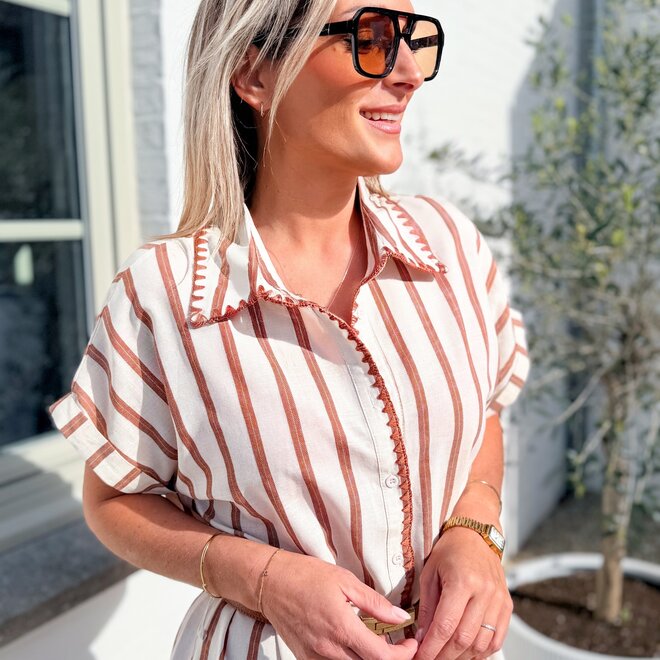 Epure dress brown