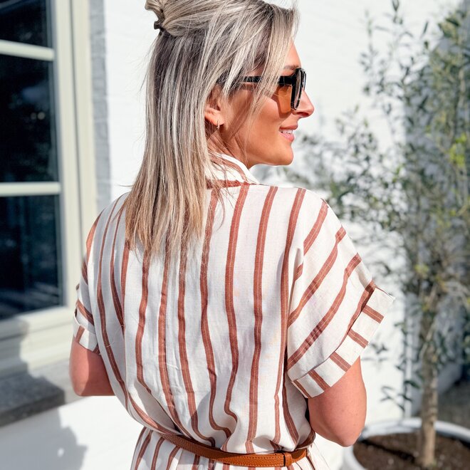 Epure dress brown
