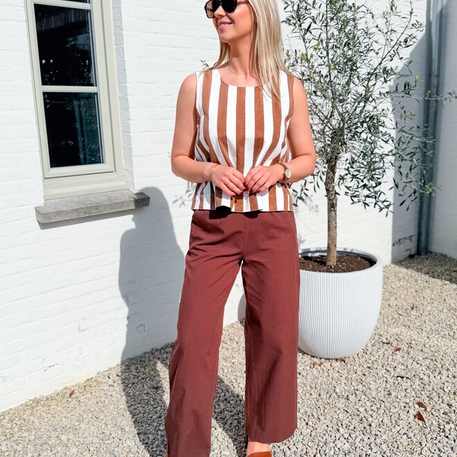 Nautical top brown
