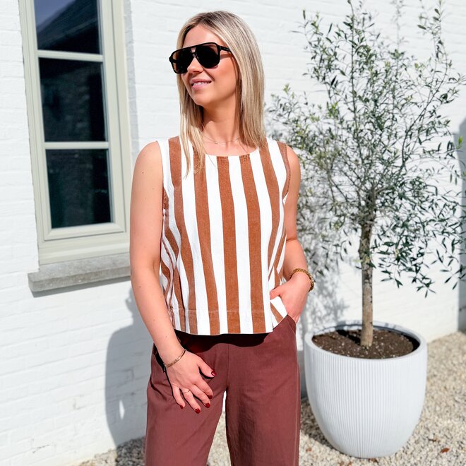 Nautical top brown