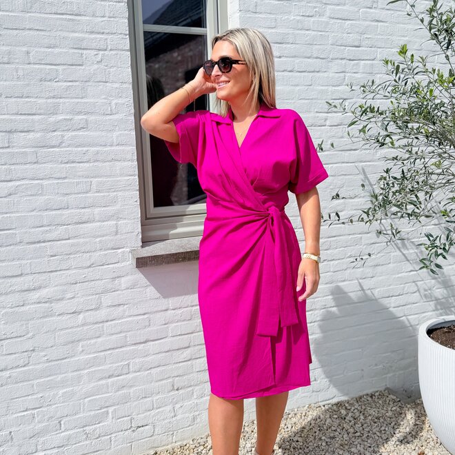 Selin Fuchsia dress