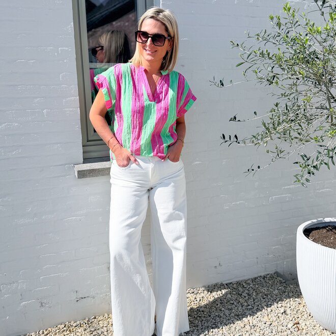 Cotton Jeans Wide Leg