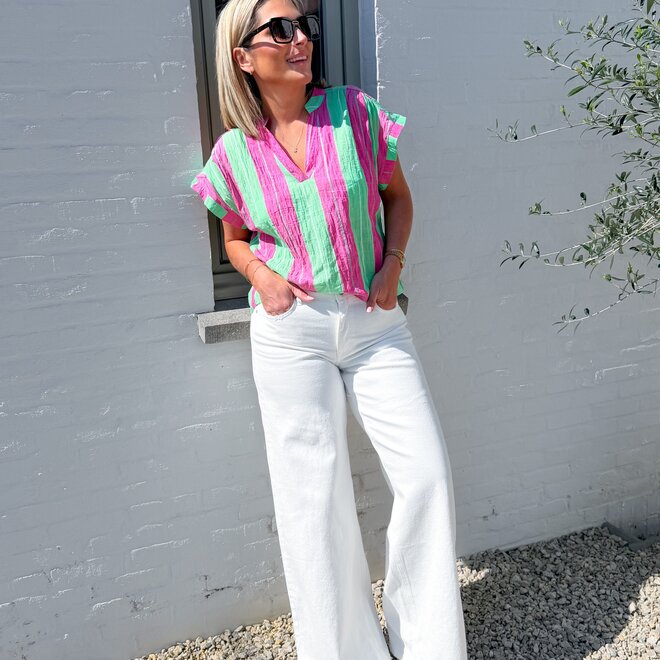 Cotton Jeans Wide Leg