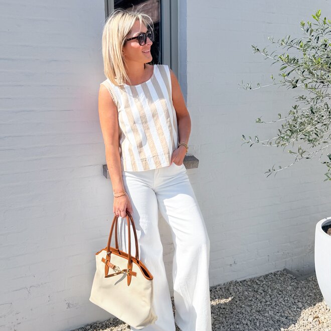 Nautical top beige