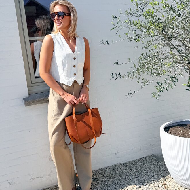 Maison stripe gilet