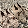 Olive bead mocassin
