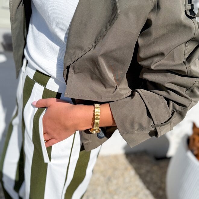 Holiday Line Pants Green