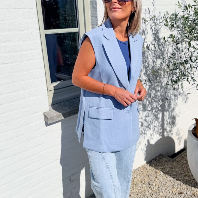 Core blazer light blue